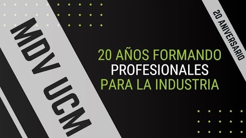 Celebramos 20 años formando profesionales para la industria